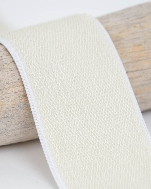 45mm Ecru Terry Cloth Elastic - Maison Klem